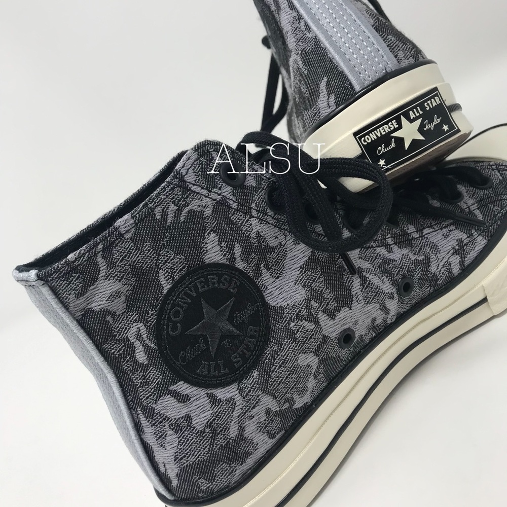 Converse Chuck 70 HI Wolf Grey Black W AUTHENTIC - Picture 7 of 8